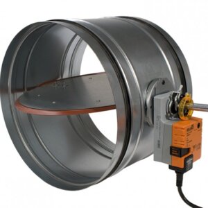 Supply air damper Ø315 mm electric (servo motor)