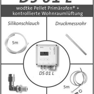 DS-01 L Paquete de confort de ventilación + estufa primaria de pellets